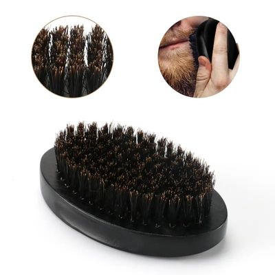 Ergonomic  Custom Logo Beard Comb Brush Set Mens Beard Grooming Kit 100g