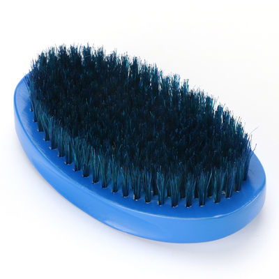360 Wave Brush Curved Design Red Blue Customise Soft Medium Boar Bristles