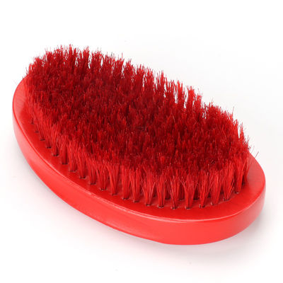 360 Wave Brush Curved Design Red Blue Customise Soft Medium Boar Bristles