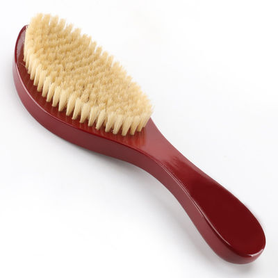 PU Glossy Custom Medium Hard Curved Bristle Hair Brush Durable