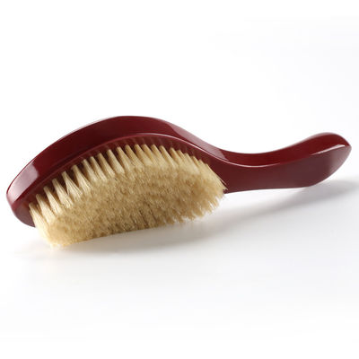 PU Glossy Custom Medium Hard Curved Bristle Hair Brush Durable