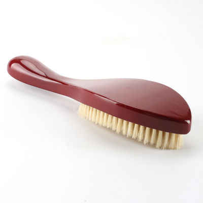PU Glossy Custom Medium Hard Curved Bristle Hair Brush Durable