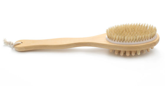 Long Handle Bath Shower Brush Double Sided Dry Remove Cells Spa Massage