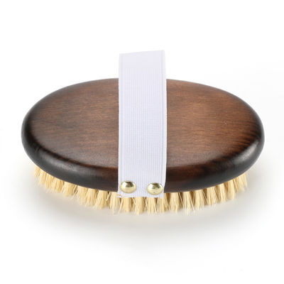 Oval Beech Wood Handle Body Brush r Dry Skin Shower Back Brush