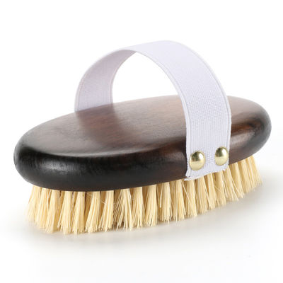 Oval Beech Wood Handle Body Brush r Dry Skin Shower Back Brush