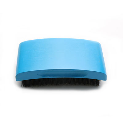 Square 360 Wave Brush Customized Logo Beach Wood Handle Boar Bristle Brush