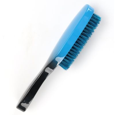 Abeis 360 Flat Wave Brush PU Glossy Soft Boar Bristle Beech Wood Long Handle