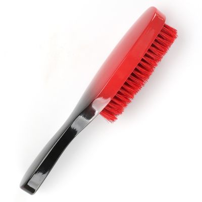 Abeis 360 Flat Wave Brush PU Glossy Soft Boar Bristle Beech Wood Long Handle