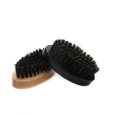 Abeis OEM Wooden Mini  Beard Brush Beard Balm Brush Ergonomic Design