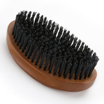 Extension Hair Wave Brush For 540 Wooden Curve Handle Brown Synthetic Fiber Nylon Brush