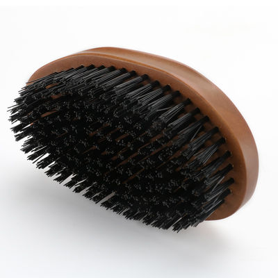 Extension Hair Wave Brush For 540 Wooden Curve Handle Brown Synthetic Fiber Nylon Brush