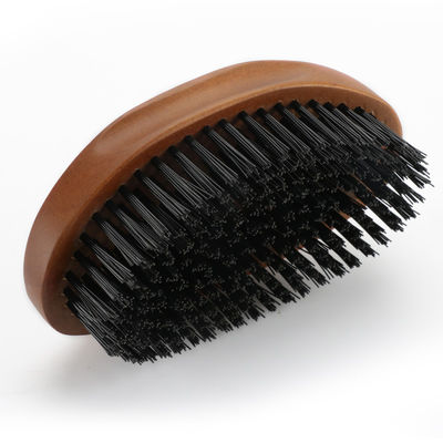 Extension Hair Wave Brush For 540 Wooden Curve Handle Brown Synthetic Fiber Nylon Brush