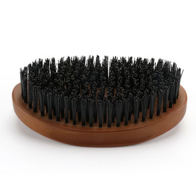 Extension Hair Wave Brush For 540 Wooden Curve Handle Brown Synthetic Fiber Nylon Brush