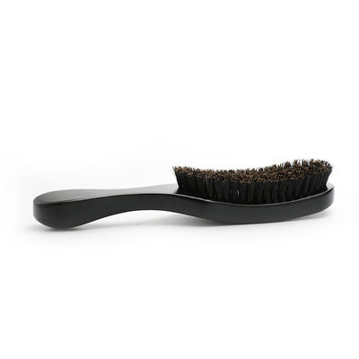 OEM Men'S Grooming Beard Brush Hard Bristle Black 360 Wave Brush For Black Men
