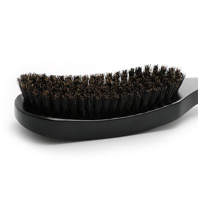 OEM Men'S Grooming Beard Brush Hard Bristle Black 360 Wave Brush For Black Men
