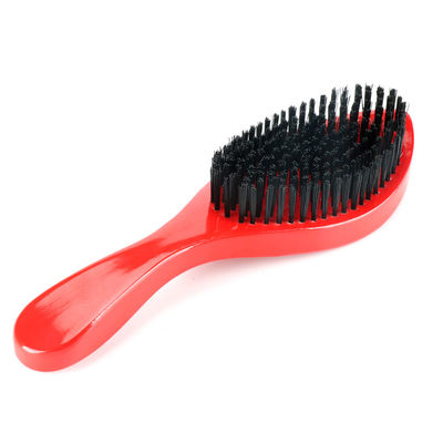 Custom Logo 360 Wave Brush Long Wooden Handle For Men Soft Hard Boar Bristle