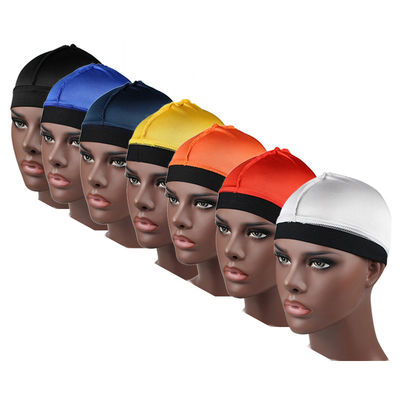 Custom Headwrap Silk Satin Wave Cap Silky Bandana Men Headwear Durags Silk
