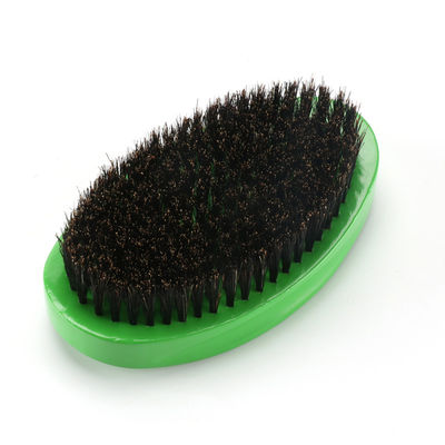 Oem Custom Wave Hair Brush For 360 Wood Handle Natural Wild Boar Bristle
