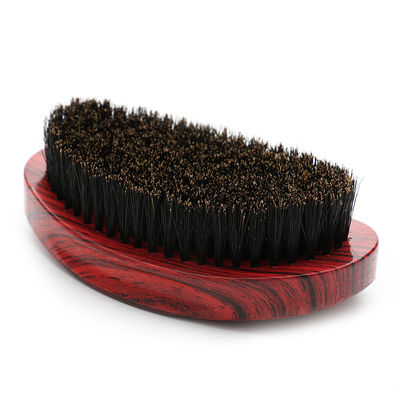 Oval 360 Curved Wave Brush For Men Hair Soft Medium Hard Boar Bristle PU Paint