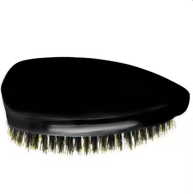 OEM Wild Boar Bristle 360 Wave Brush Wood Handle For Men Soft Medium Hard Design
