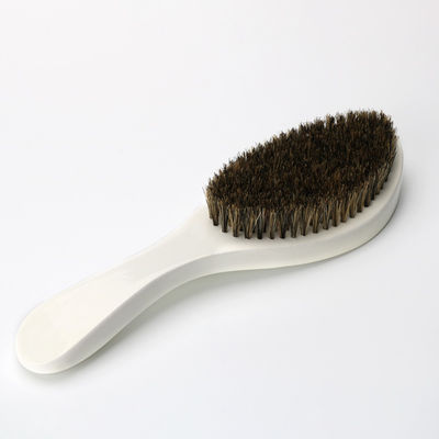 Private Label Boar Bristle Wave Brush With Medium Hard Bristle Curved Hair Brush