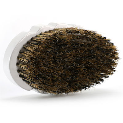 Boar Bristle 360 Wave Brush Custom Design White Beech Wooden 100%