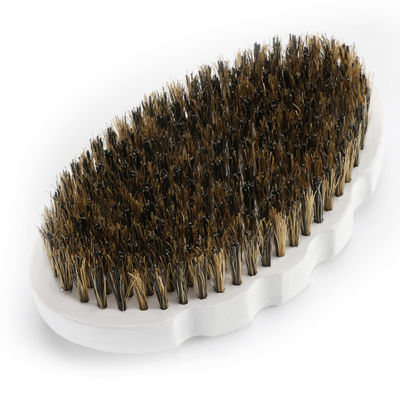 Boar Bristle 360 Wave Brush Custom Design White Beech Wooden 100%