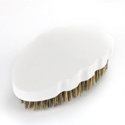 Boar Bristle 360 Wave Brush Custom Design White Beech Wooden 100%