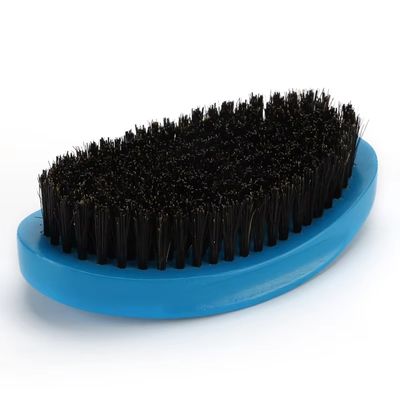 Custom Logo Wooden 360 Wave Brush Medium Soft Hard Textures Curved Brush