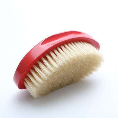 Custom Logo Wood Handle 360 Wave Brush for Soft Medium Bristles Curly Hair