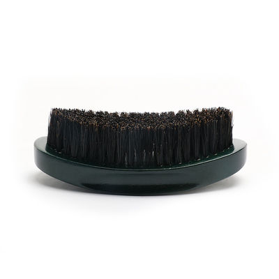 Wooden Handle Custom 360 Curved Wave Brush For Boar Bristle Men'S Hair Styling Tool