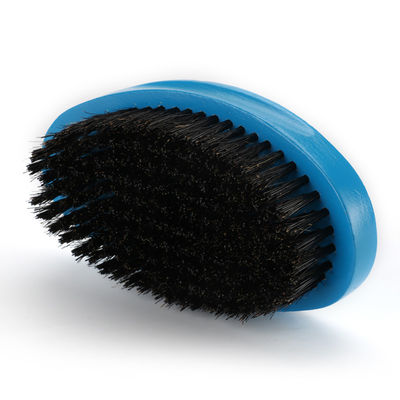 Abeis Blue Wave Brush Soft Medium Boar Bristle For Hair Beard Mustache Grooming