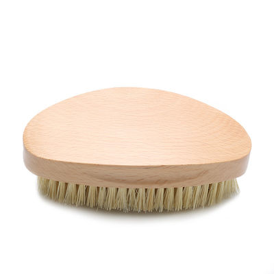 Abeis 360 Wave Bruhs Organic Sisal Natural Boar Bristle With Curved Wooden Handle