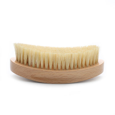 Abeis 360 Wave Bruhs Organic Sisal Natural Boar Bristle With Curved Wooden Handle