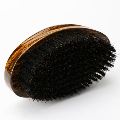 Customized Logo 360 Curved Brush Man Grooming Face Beard Cleaning Brush