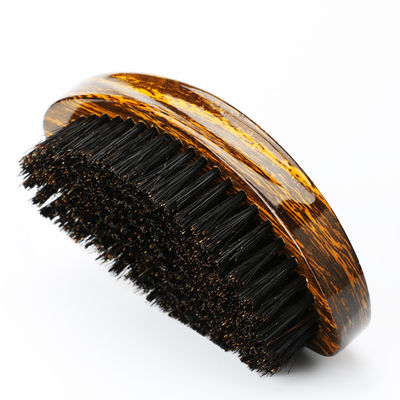 Customized Logo 360 Curved Brush Man Grooming Face Beard Cleaning Brush