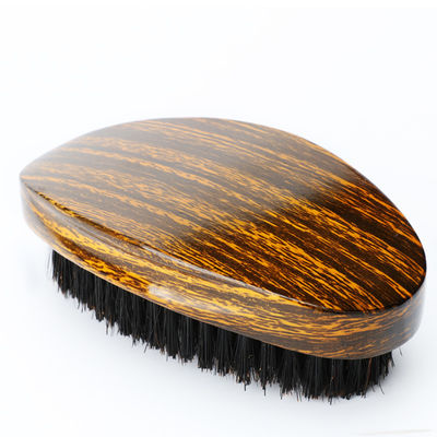 Customized Logo 360 Curved Brush Man Grooming Face Beard Cleaning Brush