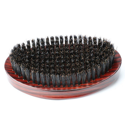 Wavy Gift Boar Bristle Wave Brush Beech Natural Wood Bend Palm 360 Hair Brush