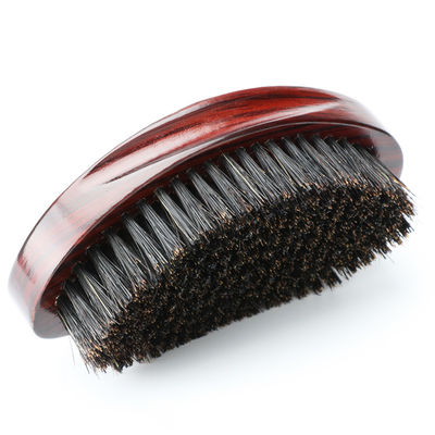 Wavy Gift Boar Bristle Wave Brush Beech Natural Wood Bend Palm 360 Hair Brush
