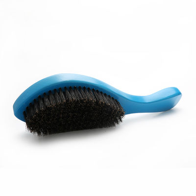 Customized Logo Wood Boar Bristle Brush Abeis Professional Brush for 360 Curved Waves