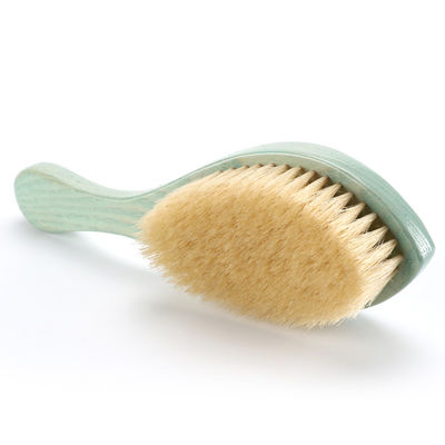 Customization Logo Curved 360 Wave Comb Boars Hair Beard Brush Lightweight