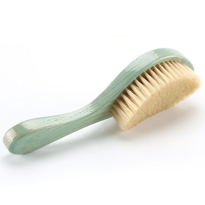 Customization Logo Curved 360 Wave Comb Boars Hair Beard Brush Lightweight