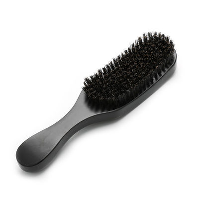 OEM Men'S Grooming Beard Brush Hard Bristle Black 360 Wave Brush For Black Men