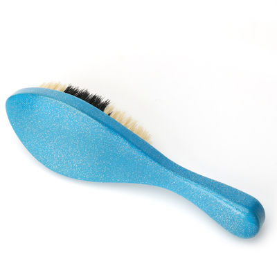 Multiple Color PU Pure Boar Hair Bristle 360 Curved Brush Custom Logo