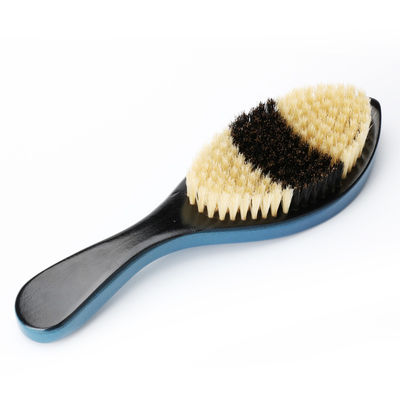 Boar Bristle Long Handle360 Wave Brush Hard Custom Logo Hair Brush For Men