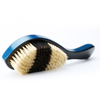 Boar Bristle Long Handle360 Wave Brush Hard Custom Logo Hair Brush For Men