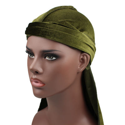 Customized Velvet Wave Durag Cap Bonnet for 360 Wave Headcover