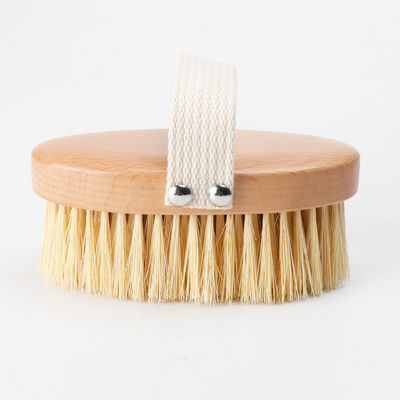 Abeis Long Sisal Dry Brushing Hand Massage Brush For Exfoliation