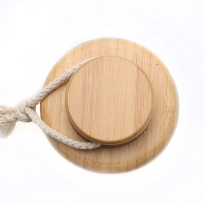 Natural Bamboo Body Dry Exfoliating Brush White Horse Boar Bristle Shower Brush