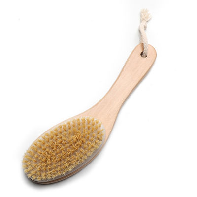 Exfoliating Dry Body Bath Shower Brush Chicken Legs Shape Natural Wooden Nylon